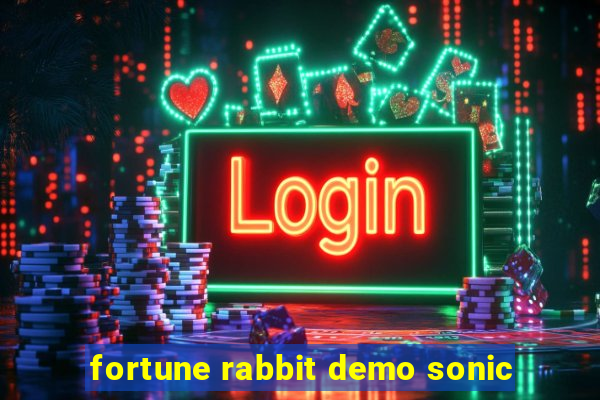 fortune rabbit demo sonic