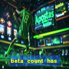 beta count has changed pt br