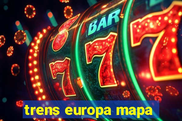 trens europa mapa