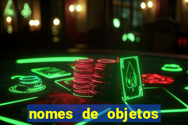 nomes de objetos de origem tupi guarani