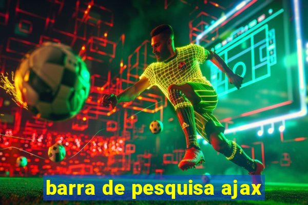 barra de pesquisa ajax