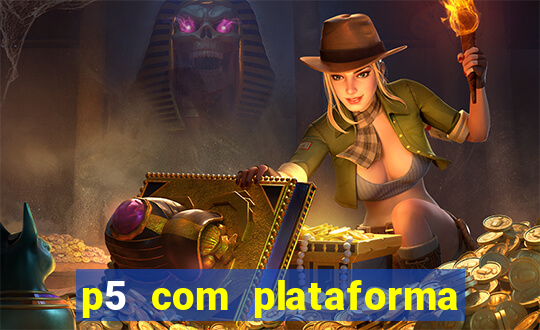 p5 com plataforma de jogos