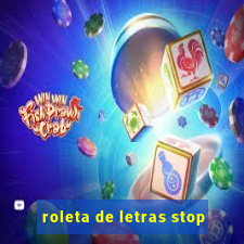 roleta de letras stop