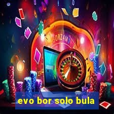 evo bor solo bula