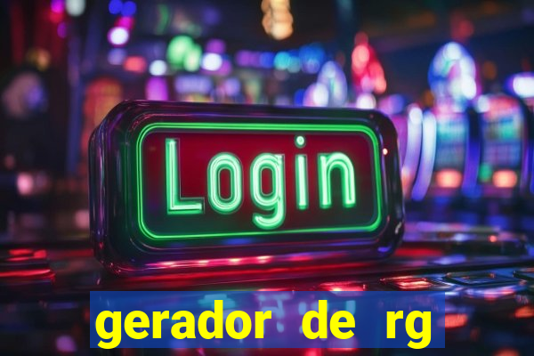 gerador de rg frente e verso