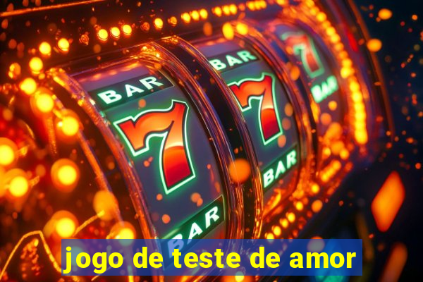 jogo de teste de amor