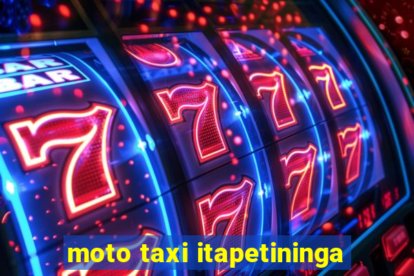 moto taxi itapetininga