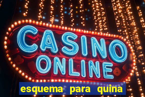 esquema para quina com 20 dezenas