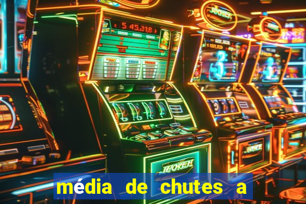 média de chutes a gol manchester city por jogo