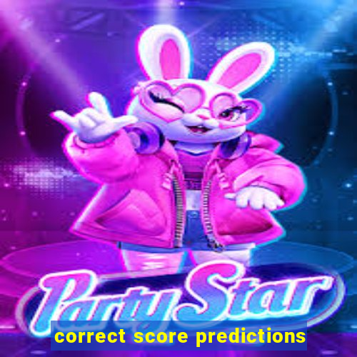 correct score predictions