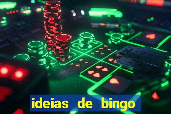ideias de bingo para o natal
