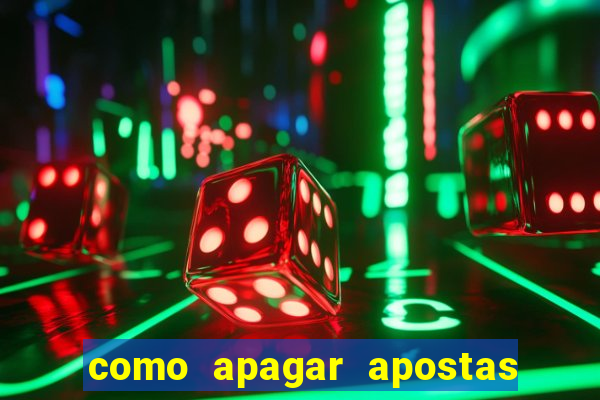 como apagar apostas no app da caixa