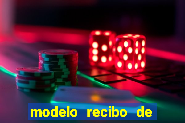 modelo recibo de pagamento autonomo