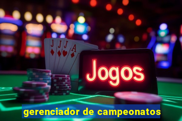 gerenciador de campeonatos