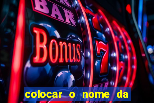 colocar o nome da pessoa no congelador