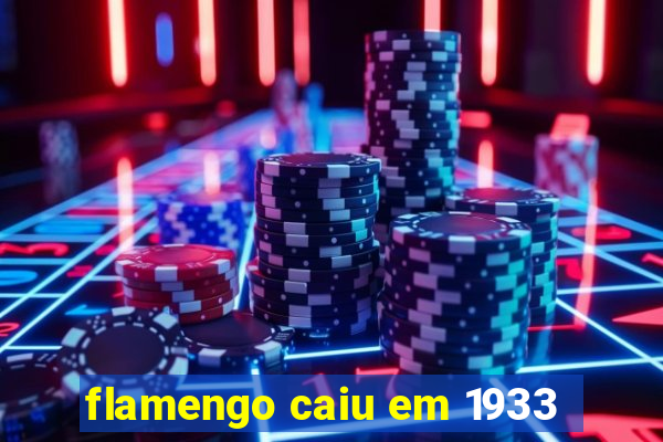 flamengo caiu em 1933