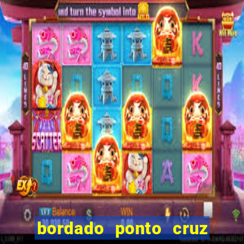 bordado ponto cruz do corinthians