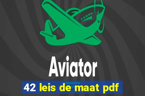 42 leis de maat pdf