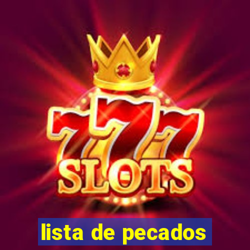 lista de pecados