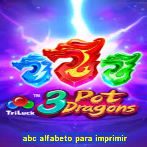 abc alfabeto para imprimir