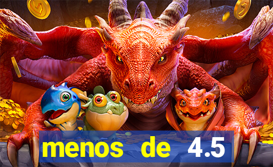 menos de 4.5 escanteios o que significa