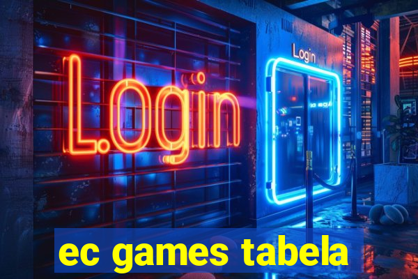 ec games tabela