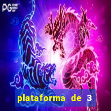 plataforma de 3 reais jogo