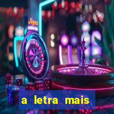 a letra mais bonita do mundo