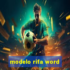 modelo rifa word
