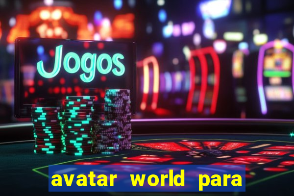 avatar world para colorir e imprimir