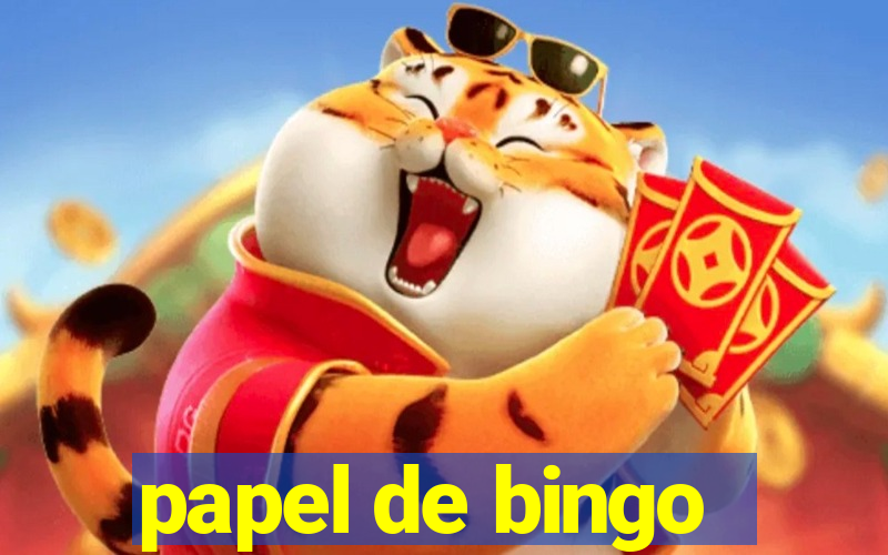 papel de bingo