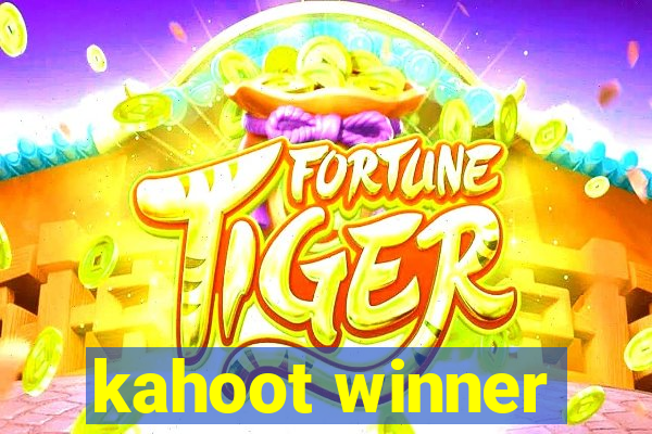 kahoot winner