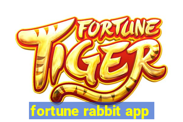 fortune rabbit app