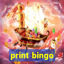 print bingo