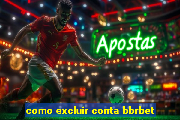 como excluir conta bbrbet