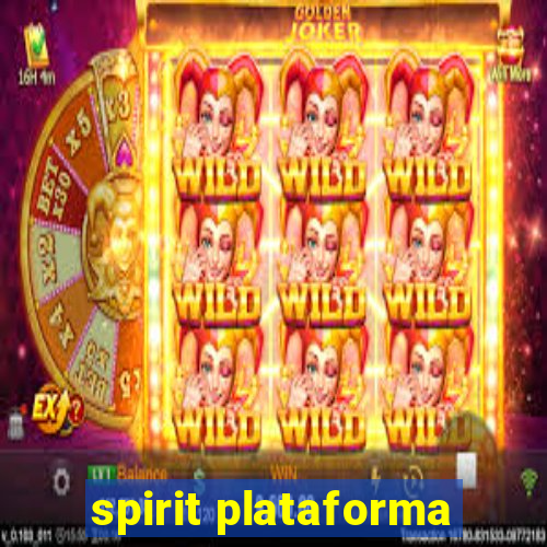 spirit plataforma