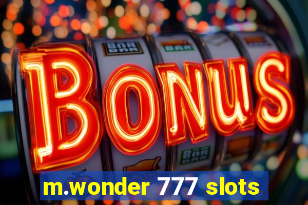 m.wonder 777 slots