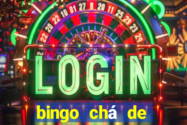 bingo chá de bebê excel