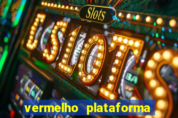 vermelho plataforma de jogos
