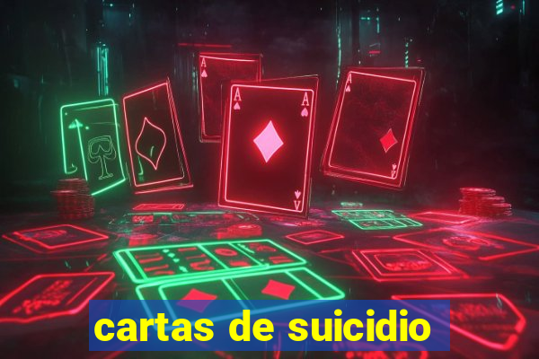 cartas de suicidio