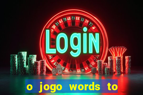 o jogo words to win paga mesmo