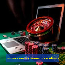 nomes australianos masculinos