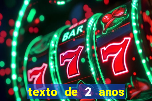 texto de 2 anos de namoro