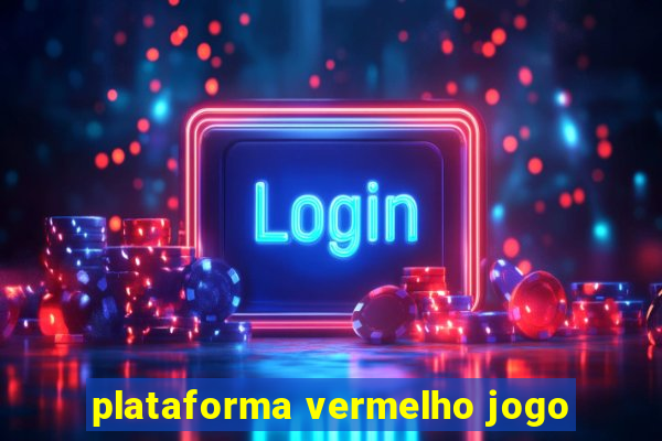 plataforma vermelho jogo