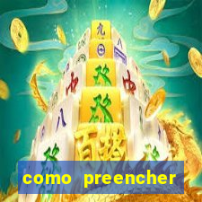 como preencher recibo de pagamento