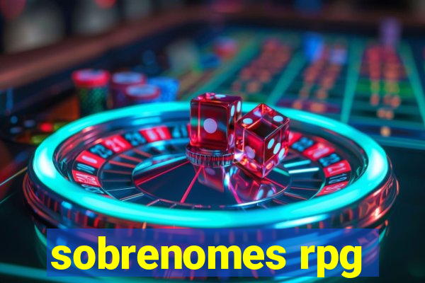 sobrenomes rpg