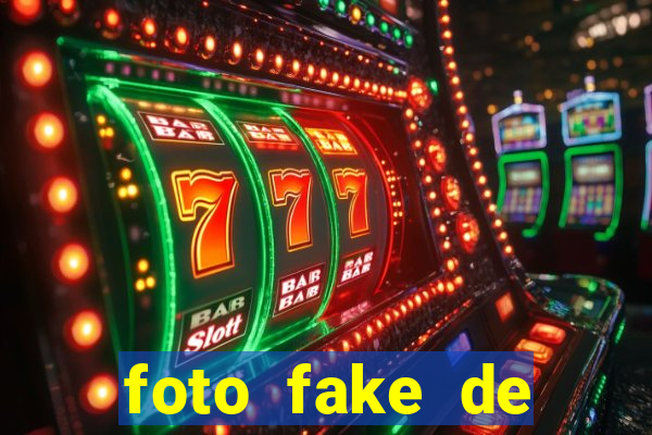 foto fake de mulher no espelho