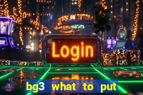 bg3 what to put in ancient altar