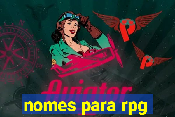 nomes para rpg